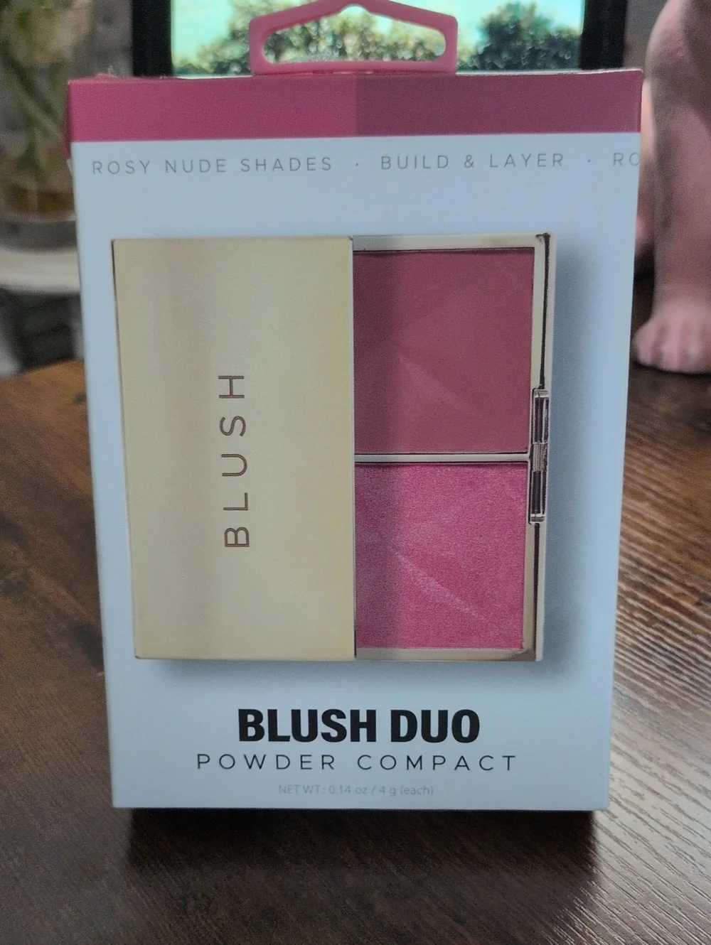 Blush Duo Powder Compact - Rosy Pink Shades